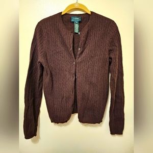 Lauren Ralph Lauren Wool Cardigan Sweater